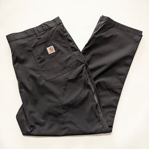 Carhartt Relexed Fit Flex Dark Grey Work Pants, Men's 42 X 30